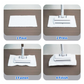 🧹 LIMITED-TIME 50% OFF! ✨ Hands-Free Flat Mop – Shark-Tooth Grip, Universal Cloths, Telescopic 🪥