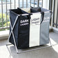 🧺👕🔄 LIMITED-TIME 50% OFF! ✨📦 Foldable 3-Section Laundry Hamper Sorter – Space-Saving, Lightweight, for Bedroom & Bathroom 🏠🧼