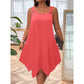 👗 LIMITED-TIME 50% OFF! ✨ Women's Sleeveless Dress – Asymmetrical Hem, Ring Straps, Flowy 🌸