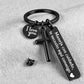 🔥While Supplies Last 40% OFF!🎉 Stainless Steel Cross Keychain – ‘Drive Safe’ Blessing❤️🙏