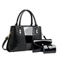 👜Women's Crocodile Pattern Handbag 3-Piece Set